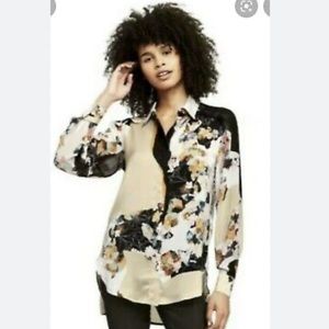 Phillip Lim For Target Maxi Blouse Floral Print